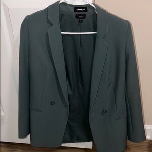 Express Women's Oversized Green Blazer Size Smal